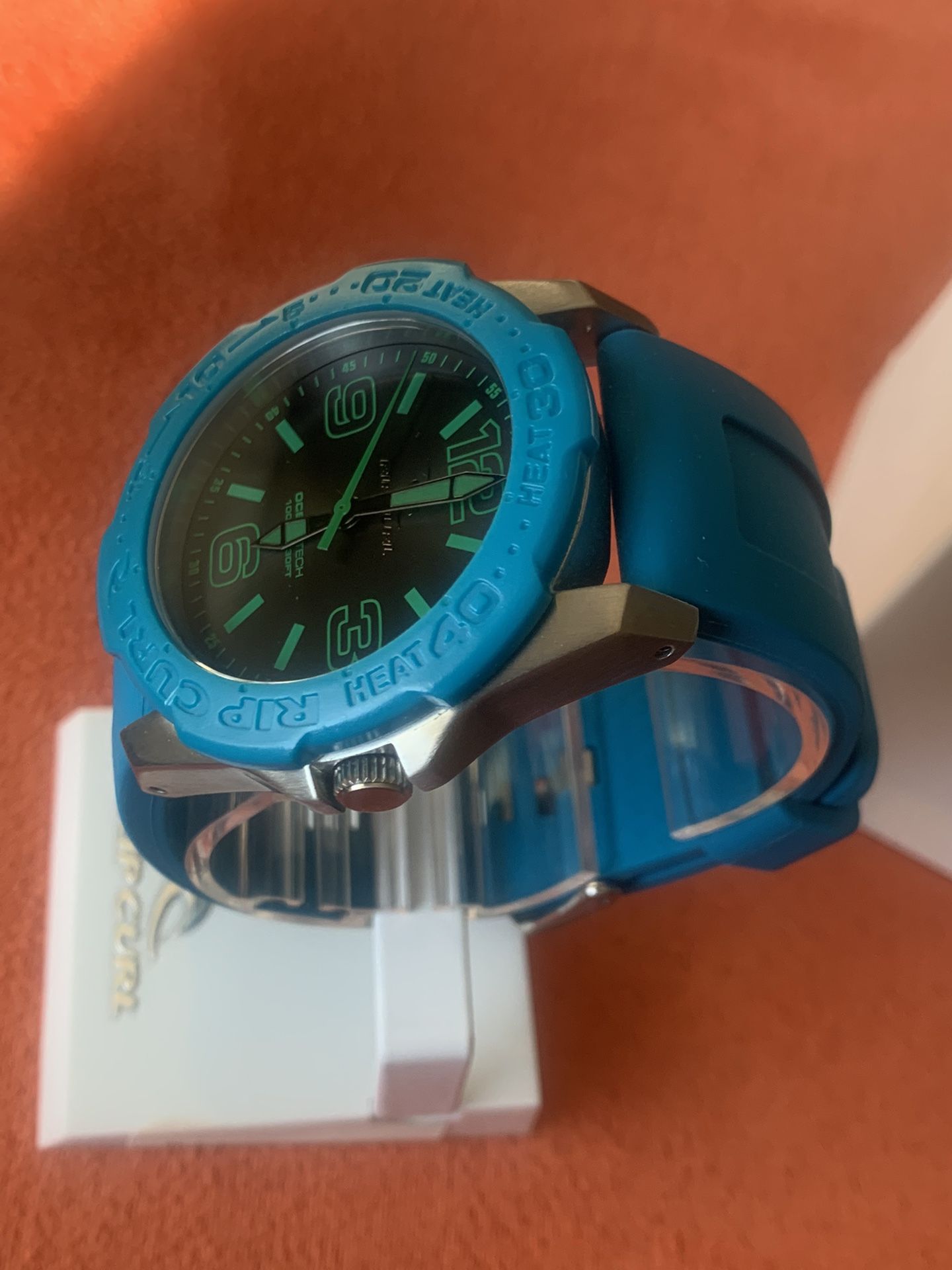 Rip Curl Tubes Heat Bezel Surf Skate Watch New In Box