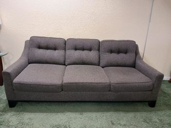 Cindy Crawford Charcoal Grey Sofa and Loveseat