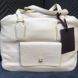 Etienne Aigner Preface Collection Ivory Satchel- Handbag 