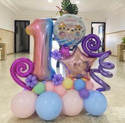 Ballon bouquet arrangement