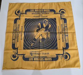 Trade Up Challenge! 1980 Los Angeles Rams Handkerchief!