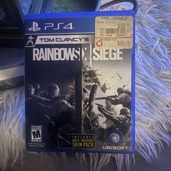 Rainbow Six Siege PS4 Disc 