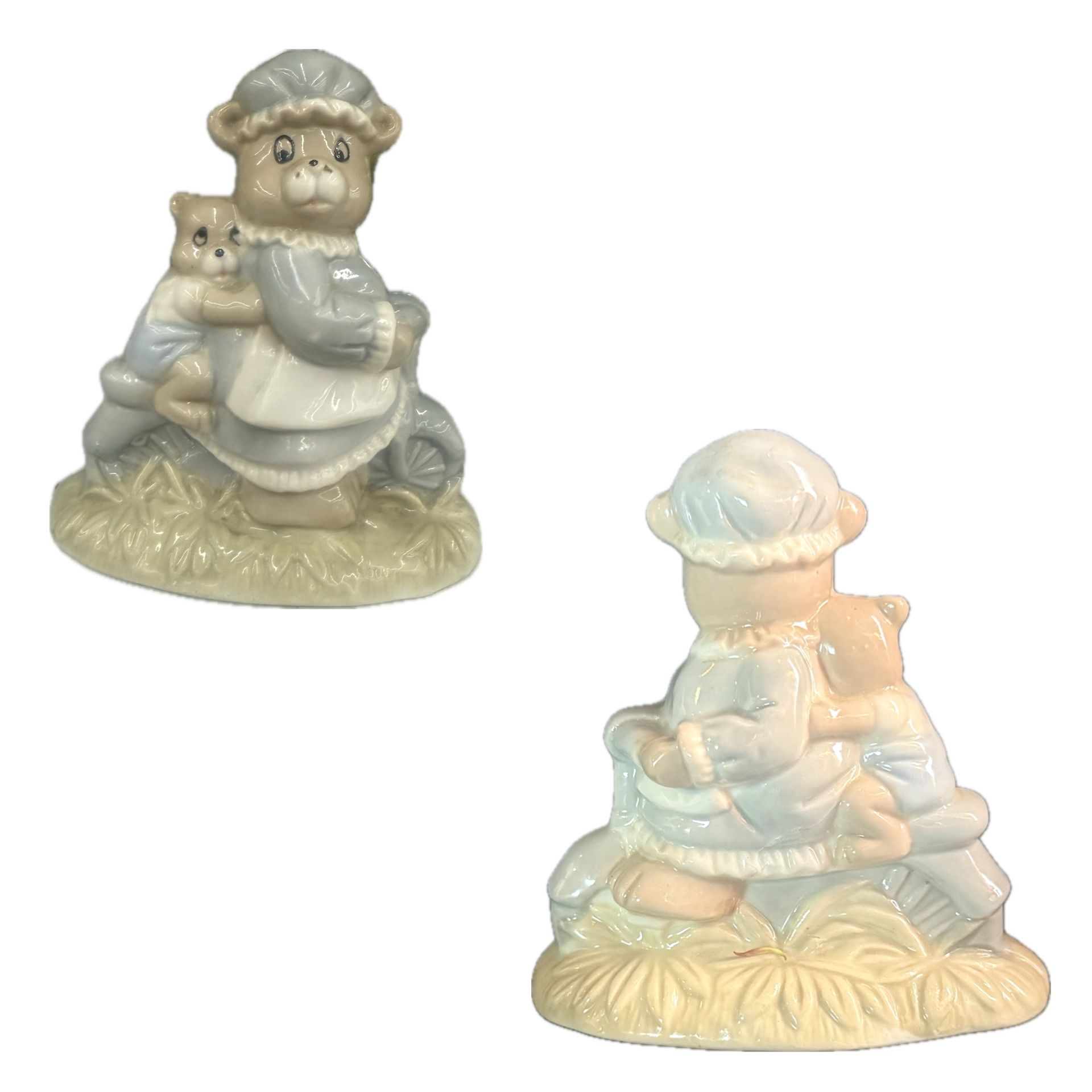 Vintage Jamestown China Porcelain Bear Family Figurines Chummy Bears Collection