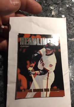 HEADLINERS #3 OF 20 BERRY BONDS