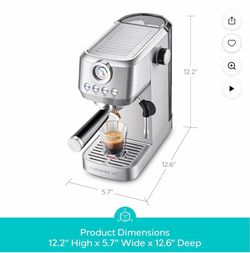 Casabrews Espresso Machine with Steam Wand – Gently Used