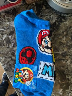 Súper Mario socks size Large