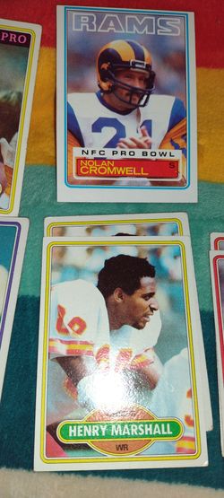 Football Topps 1980 Wesley. Walker. Upchurch, Septien, Cromwell,Mel Gray, Lambert, Zorn Manu & More. 40 Cards. Cash Porch Pickup Redmond