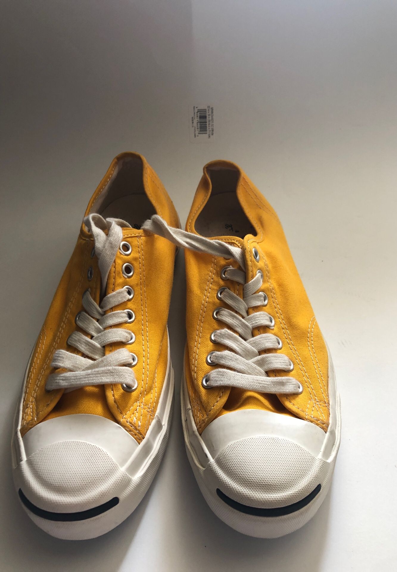 Yellow Jack Purcell Converses unisex’s