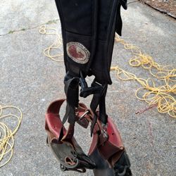 Occidental Leather Tool Bags with stronghold suspenders Framers/Carpenters 