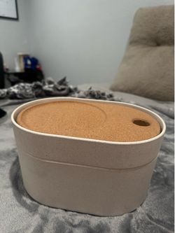 IKEA  Saxborga Storage Box with Mirror Lid