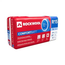ROCKWOOL R-15 Comfortbatt Wool Insulation Batt
