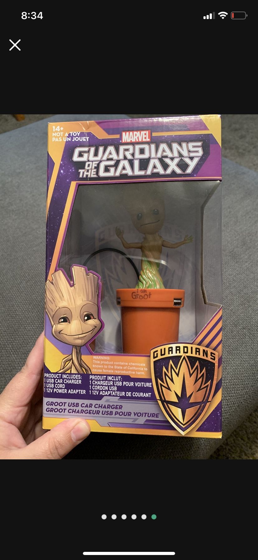 Groot Dancing Phone Charger