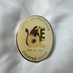 Emeryville Lion's Charter Night Pin