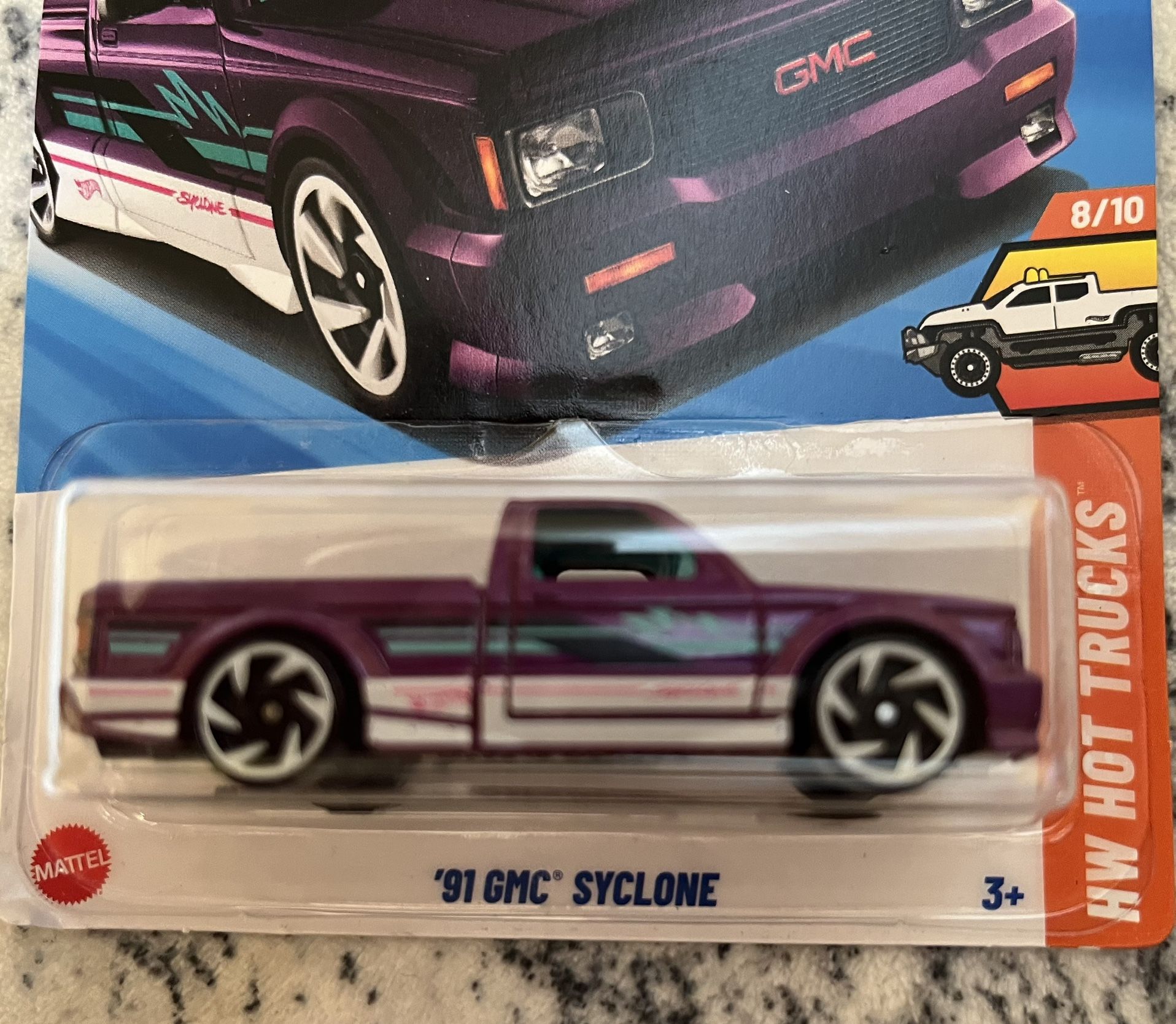 Hot Wheels 91 GMC Syclone