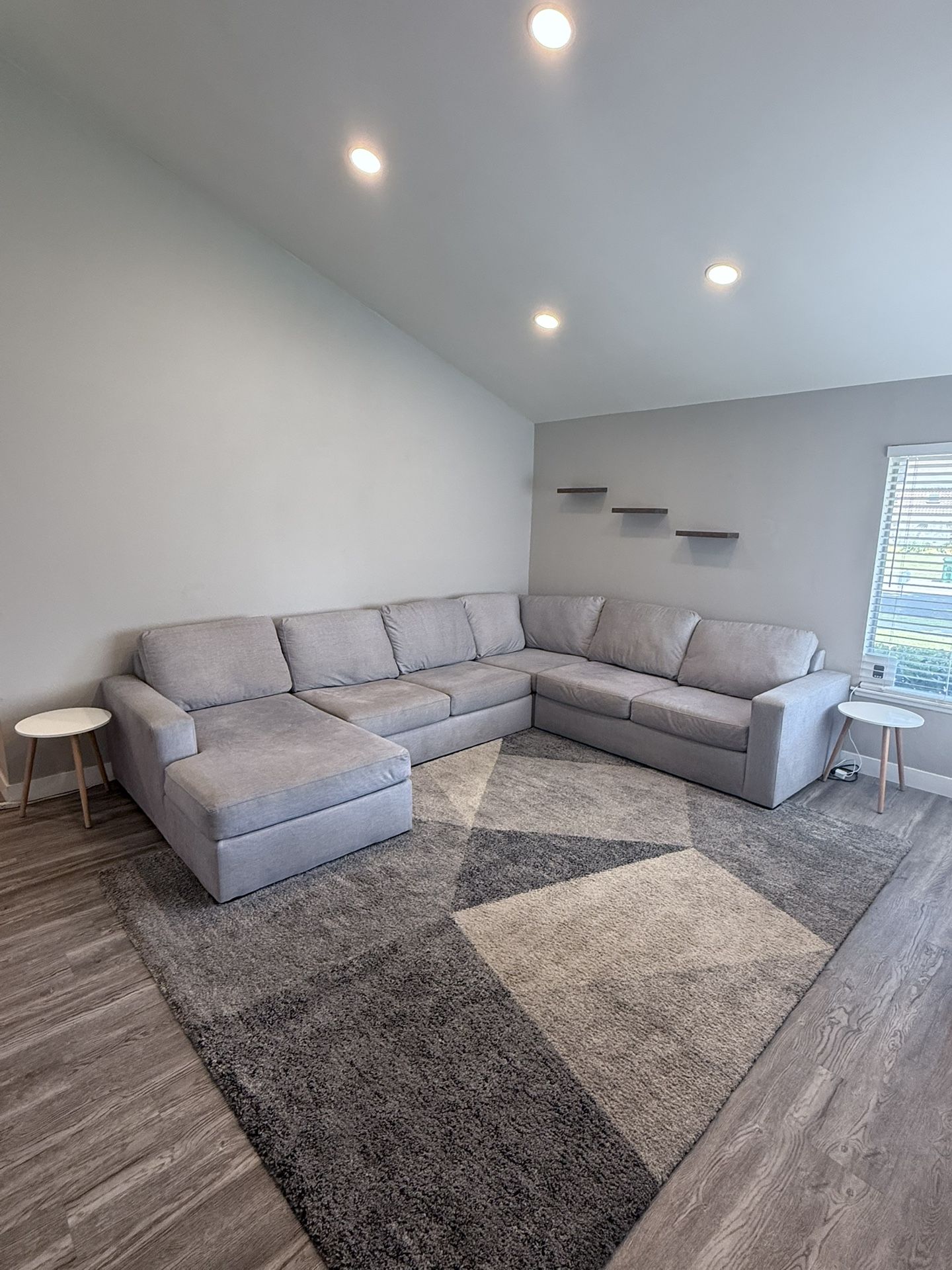 Living Spaces Sectional Couch