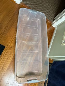 Under bed storage bin