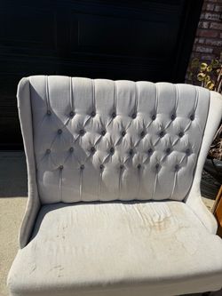 Gray Bedside couch
