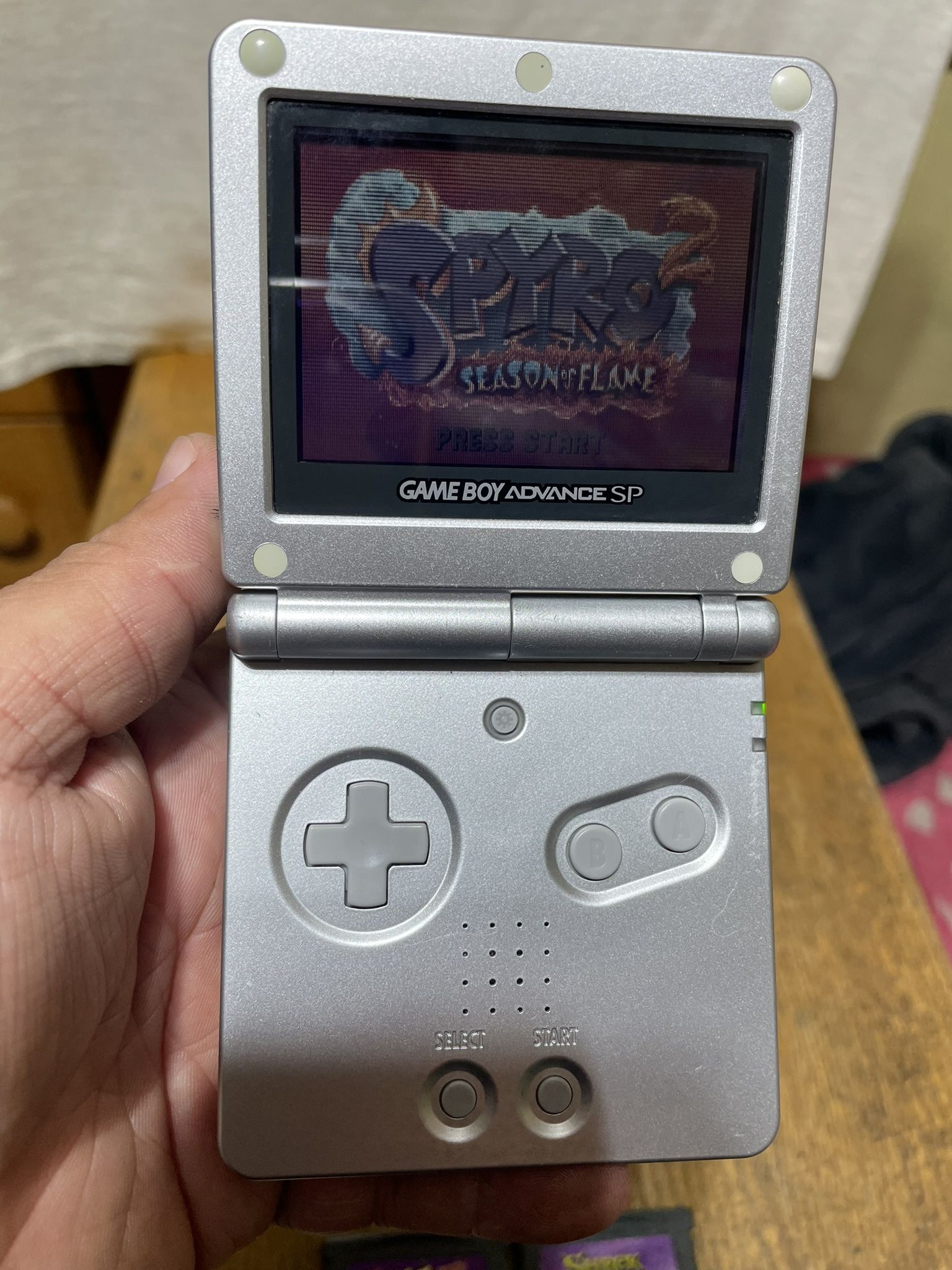 Authentic Nintendo OEM Game Boy Advance SP GBA SP - Silver - AGS-001