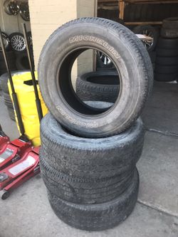 4 18” Michelin Tires LT275/70r18