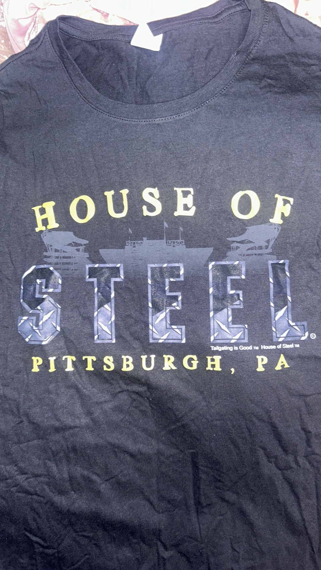 Pittsburgh Steelers “House of Steel” Women’s T-Shirt (New)