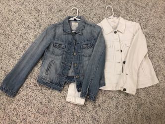 Two J.Crew XS Size denim jacket