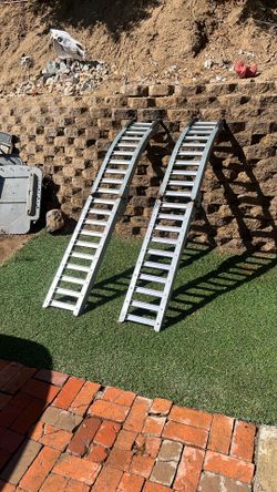 ATV folding ramps