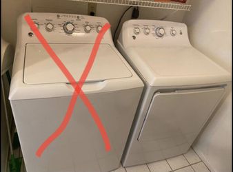 GE - 7.2 Cu. Ft. Electric Dryer - White