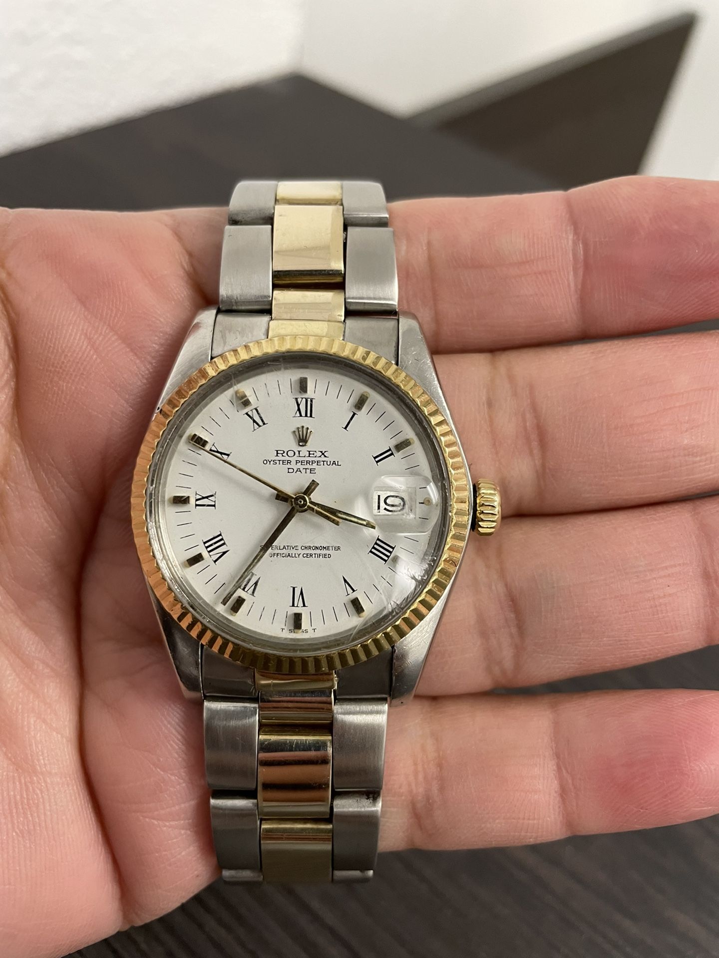 Rolex Oyster Perpetual 34mm En acero Y Oro