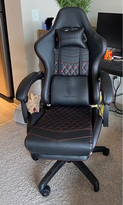 Dowinx Gaming/Office Chair – Black & Red, Barely Used