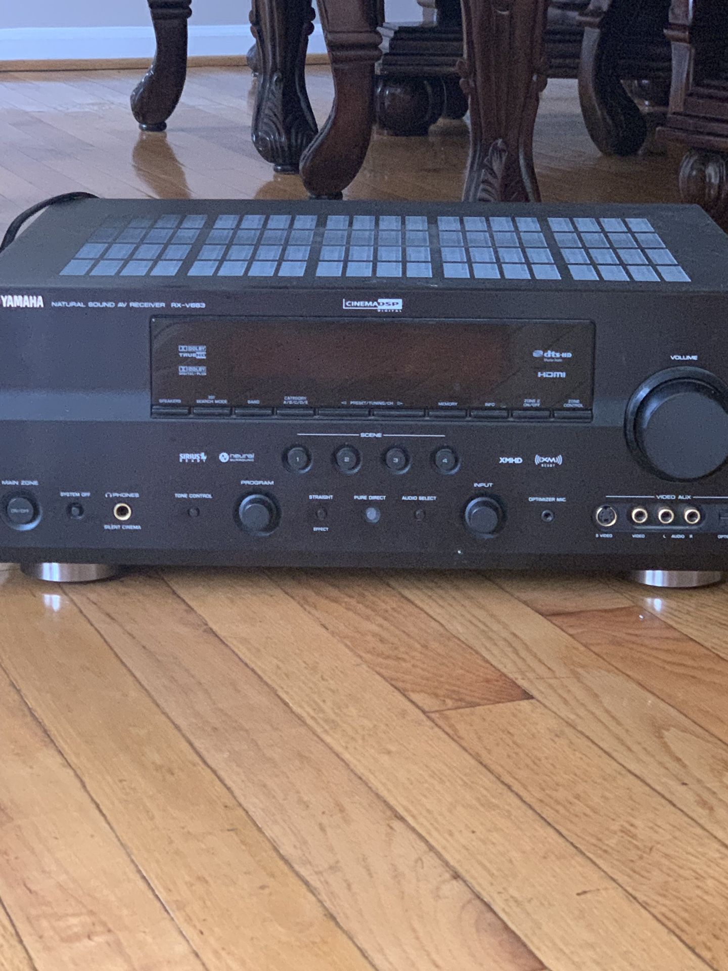 Yamaha natural sound AV receiver RX-V63