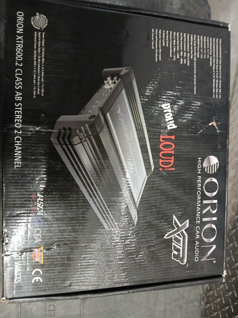 Orion Xtr 1200w Brand New Amp $250firm Price Pickup Only Serious Buyers Please Yes It Is Avaliable