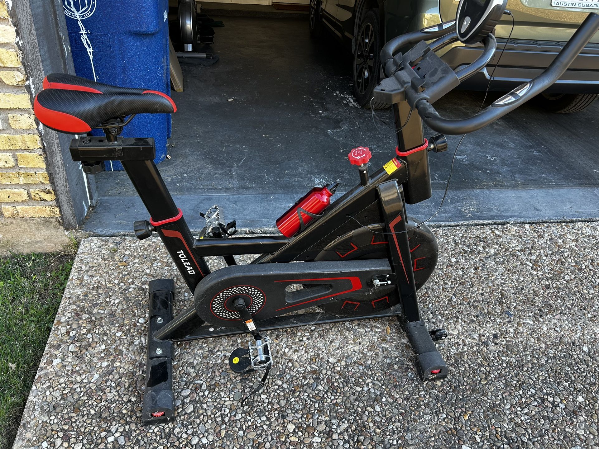 Tolead Indoor Cycling Exercise Bike with LCD Monitor