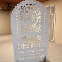 Papel Picado Wood Backdrop