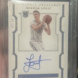 2015-16 Panini National Treasures Nikola Jokić #152 Rookie Auto #96/99 BGS 9/10