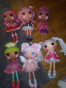 6 lalaloopsi dolls