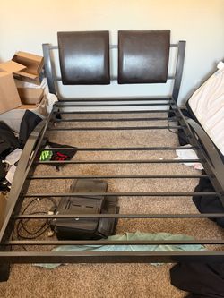 Full sized metal bed frame