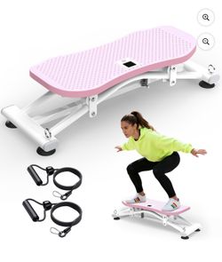 New box Sliding Ski Simulator with Resistance Bands Indoor Skiing Fitness Equipment, with Resistance Bands & Non-Slip Base, Full-Body Cardio Training