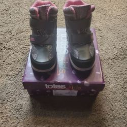 Totes Kids Girls Snow Boots Size 10