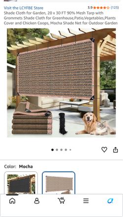 Shade tarp