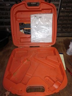 Hard case for paslode impulse straight finish nailer