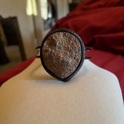 Druzy Bangle Cuff Bracelet