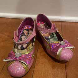 Disney Princess Pink Slippers High Heels Sz 11 Brand New
