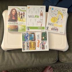 Wii Fit  And Wii Games For Sale