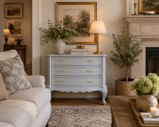 Beautiful blue dresser French provincial