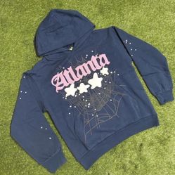 Navy Blue Atlanta SP5der Hoodie S
