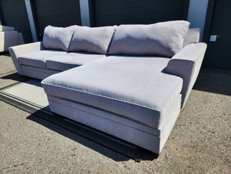 Living Spaces Delano Oversized Sectional Couch