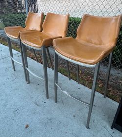 Leatherette Bar Stools