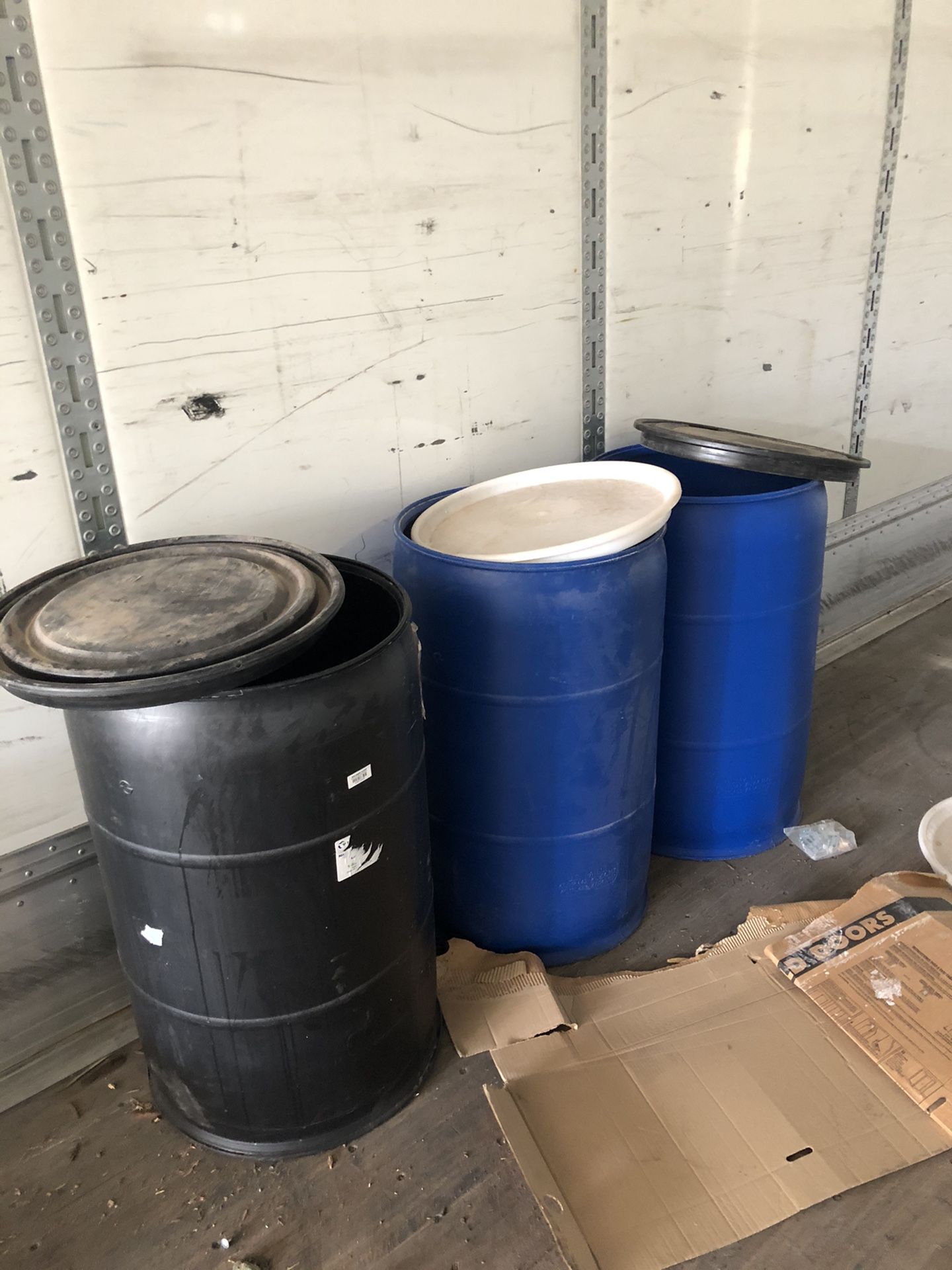 55 gallon barrels/drums