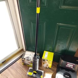 Shark VACMOP Cordless Hard Floor Cleaner, Vacuum and Spray Mop, Powerful Suction W/ 1 New Box & 1/2 Box Of New Floor Pads