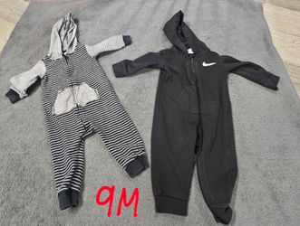 Baby Boy Hooded One-Piece Romper